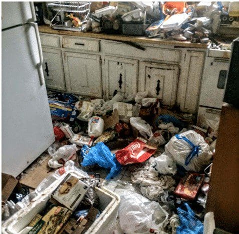 Rental property trashed